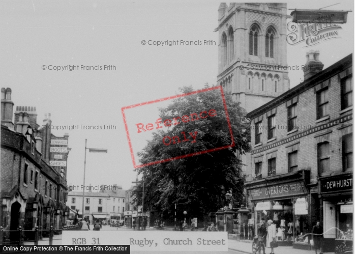 Photo of Rugby, Church Street c.1955