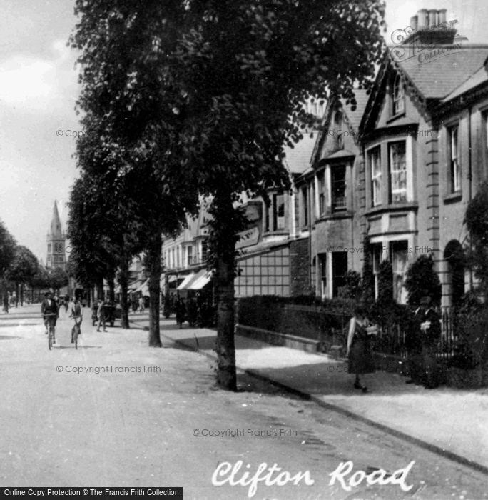 Photo of Rugby, Clifton Road c.1950