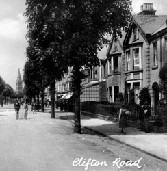 Clifton Road c.1950, Rugby