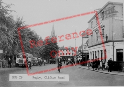 Clifton Road c.1955, Rugby