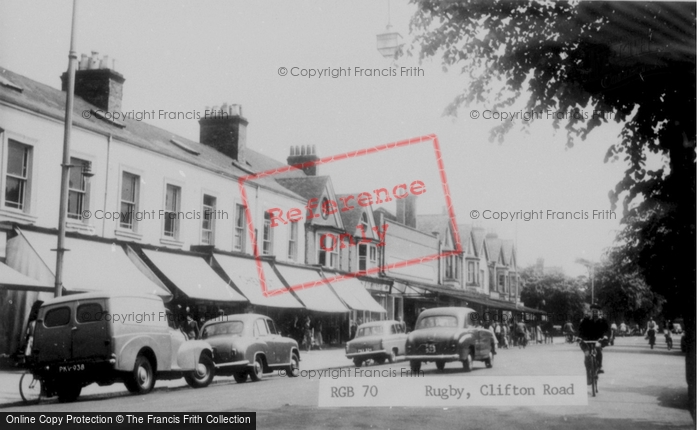 Photo of Rugby, Clifton Road c.1960