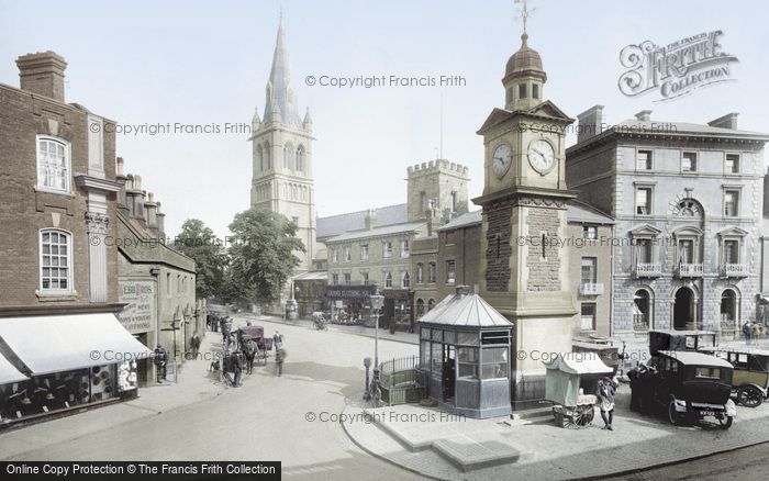 Rugby, Clock Tower And St Andrew's Church 1922