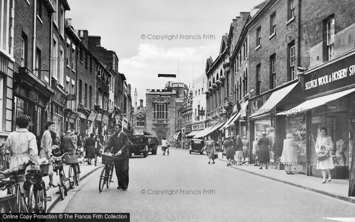 Photo of Rugby, High Street c.1955