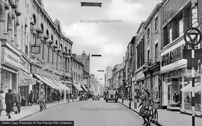 Photo of Rugby, High Street c.1955