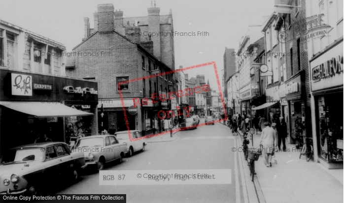 Photo of Rugby, High Street c.1965