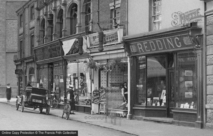 Photo of Rugby, High Street Shops 1922