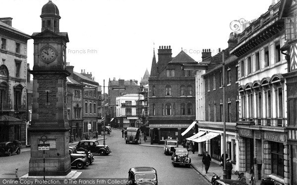 Photo of Rugby, Market Place 1949