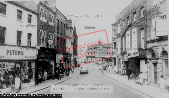 Photo of Rugby, Market Place c.1965