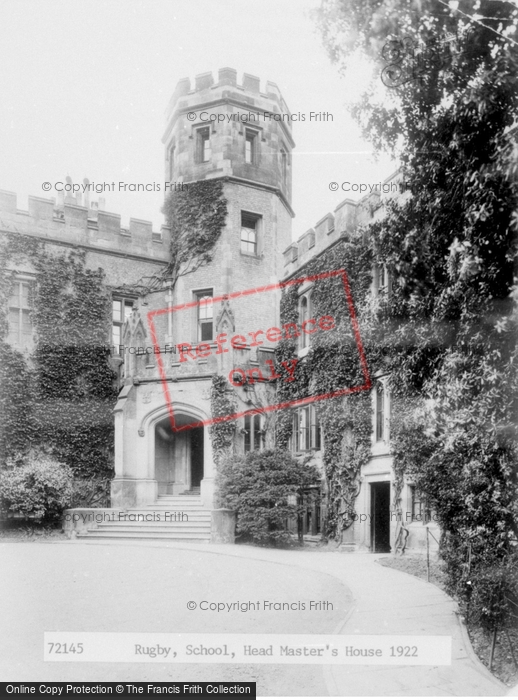 Photo of Rugby, School, Headmaster's House 1922