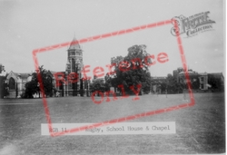 School House And Chapel c.1955, Rugby