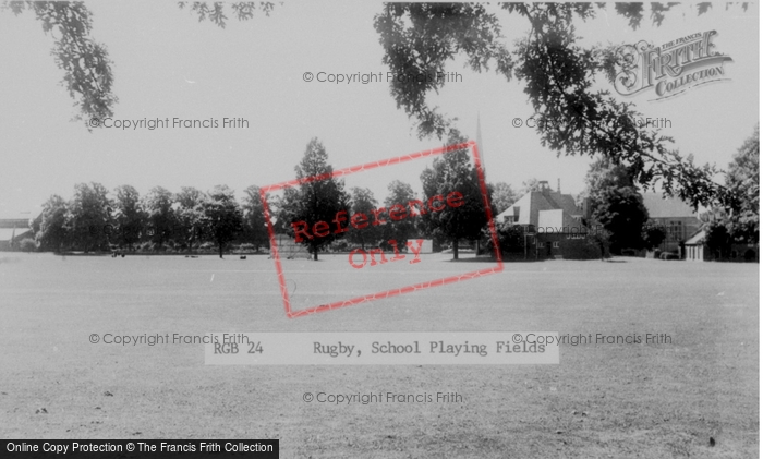Photo of Rugby, School Playing Field c.1955