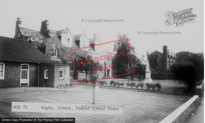 Photo of Rugby, School, Temple Speech Rooms c.1960