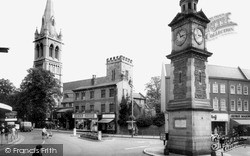 St Andrew's Church And The Clock Tower c.1965, Rugby