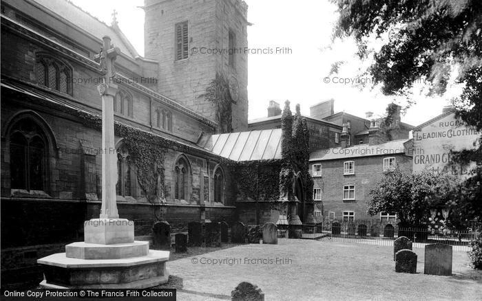 Photo of Rugby, St Andrew's Parish Church And War Memorial 1922