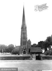 St Marie's Church c.1955, Rugby