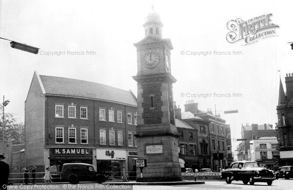 Photo of Rugby, The Clock Tower c.1960