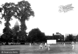 The School And Close (Rugby V Uppingham) 1922, Rugby