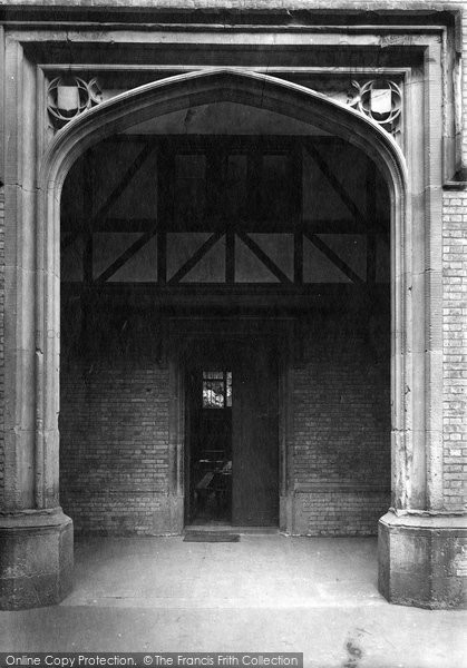 Photo of Rugby, The School, Old Hall 1922