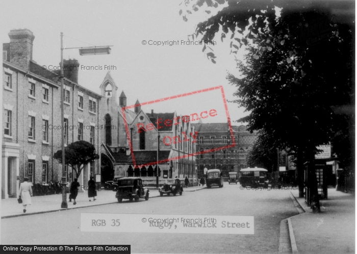 Photo of Rugby, Warwick Street c.1955