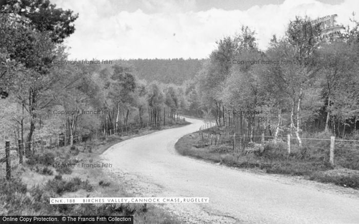 Photo of Rugeley, Birches Valley c.1955