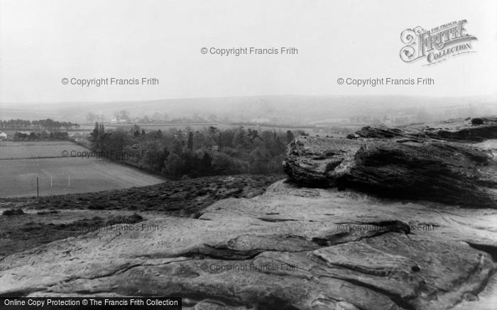 Photo of Rugeley, Etching Hill c.1955