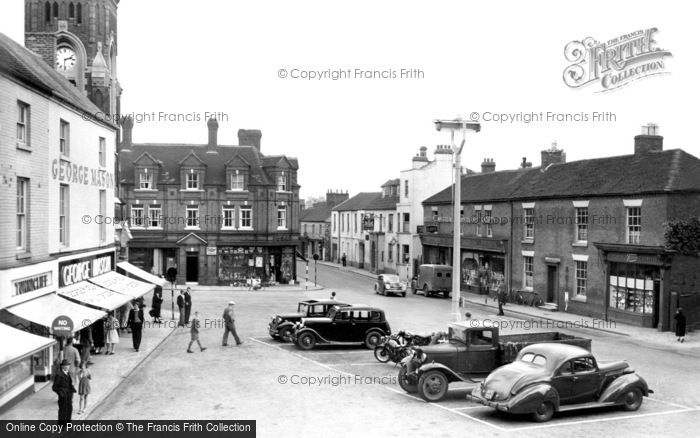 Photo of Rugeley, Market Place 1951