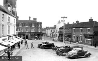Rugeley, Market Place 1951