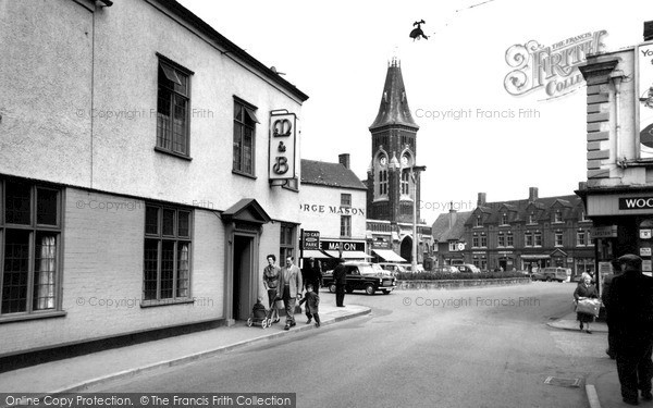Photo of Rugeley, Market Place c.1955