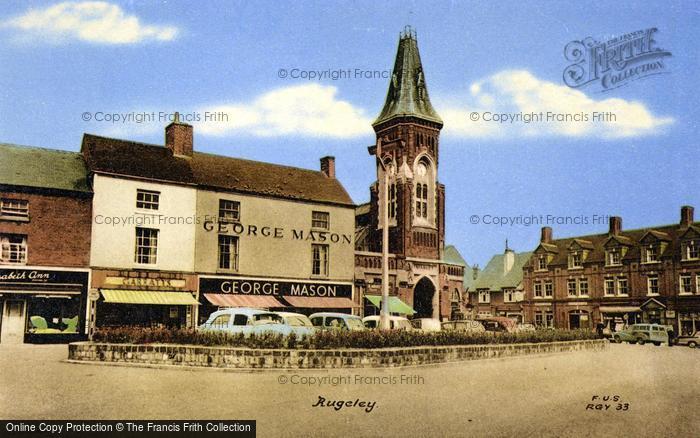 Photo of Rugeley, Market Place c.1955