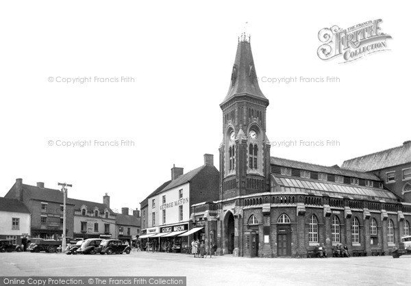 Photo of Rugeley, Market Square c.1955