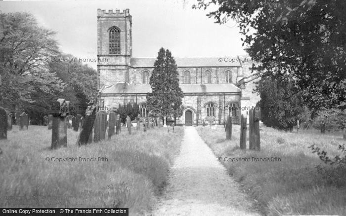 Photo of Rugeley, Parish Church c.1955