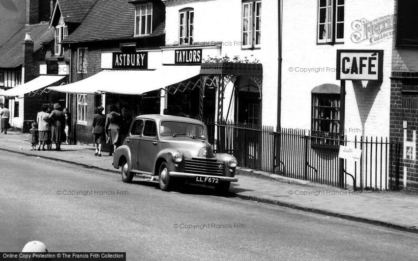 Rugeley, Parked Vauxhall Car c1951