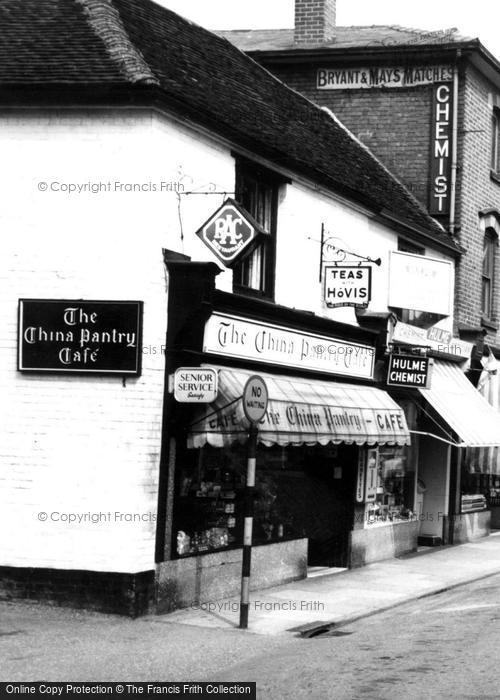 Photo of Rugeley, The China Pantry Cafe, Brook Street 1960