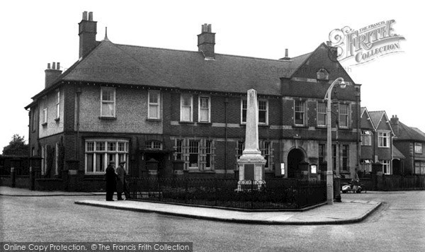 Photo of Rugeley, The Memorial c.1955