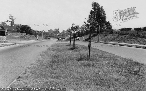 Photo of Rugeley, Western Springs Road c.1955