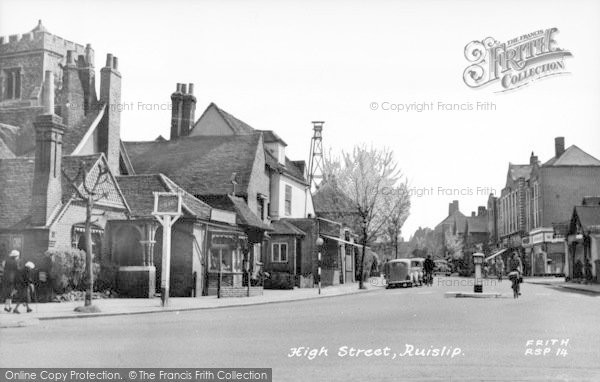 Photo of Ruislip, High Street c.1955