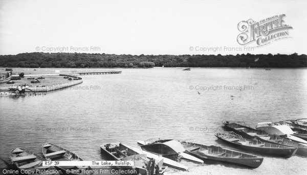 Photo of Ruislip, The Lake c.1960