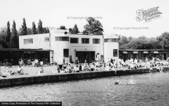 Photo of Ruislip, The Lido Art Deco Building c.1965