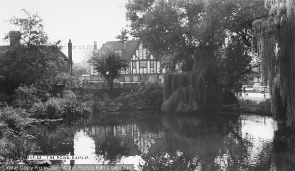 Photo of Ruislip, The Pond c.1965