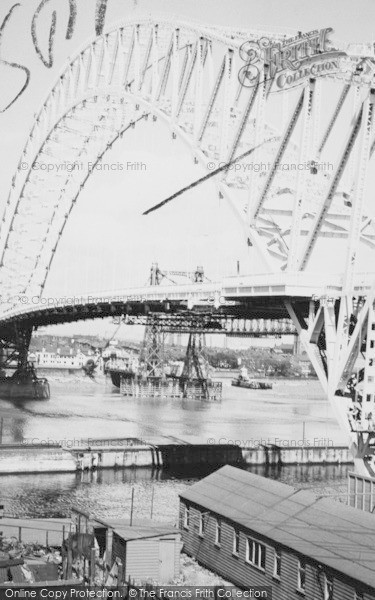 Photo of Runcorn, Runcorn Widnes Bridge c.1961