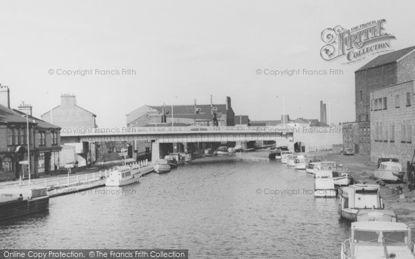 Photo of Runcorn, The Basin And Bridge c.1965