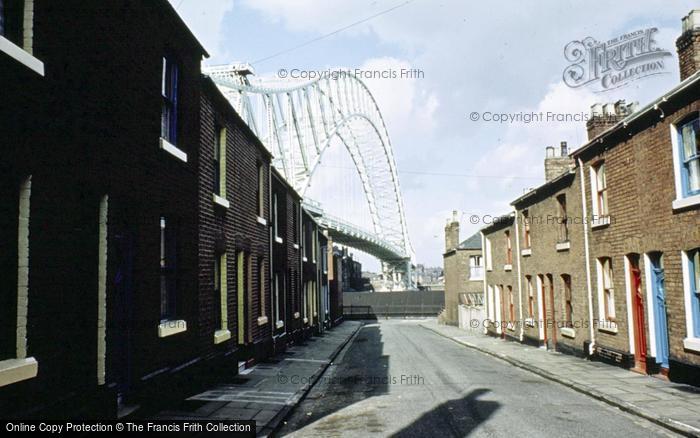 Photo of Runcorn, The Bridge From Greek Street 1966