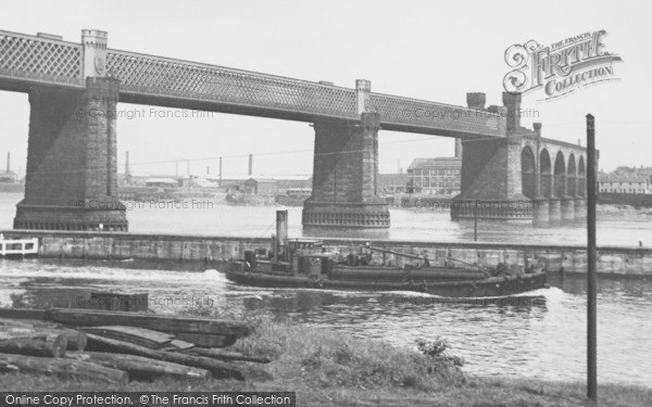 Photo of Runcorn, The Railway Bridge c.1955