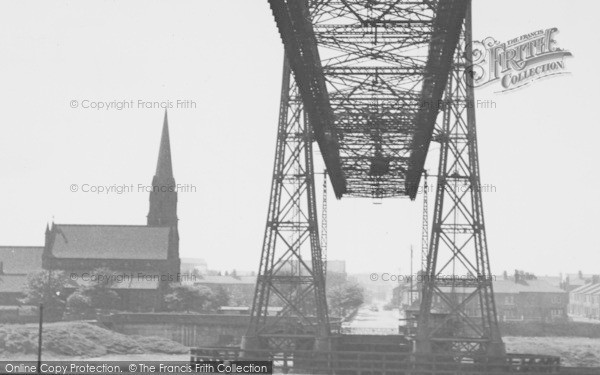 Photo of Runcorn, The Transporter Bridge c.1955