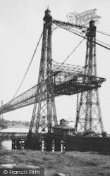 The Transporter Bridge c.1955, Runcorn