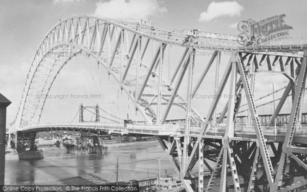 Photo of Runcorn, The Transporter Bridge c.1955