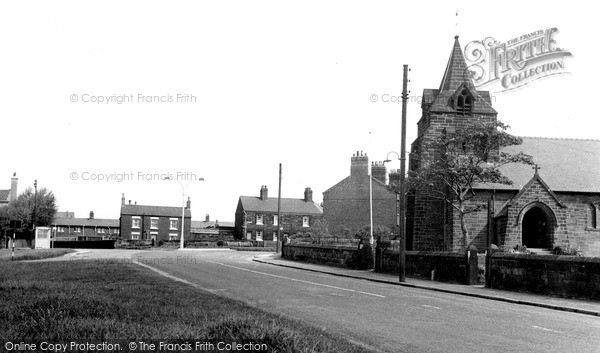 Photo of Runcorn, Weston Church And Village c.1955