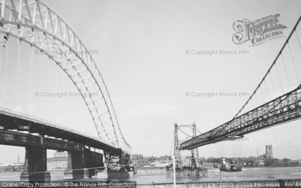 Photo of Runcorn, Widnes Bridge c.1955