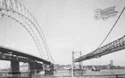 Widnes Bridge c.1955, Runcorn