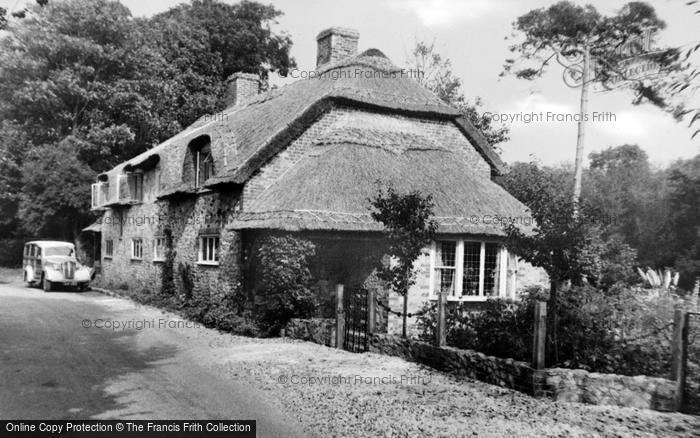 Photo of Runcton, Thatched Cottages c.1950